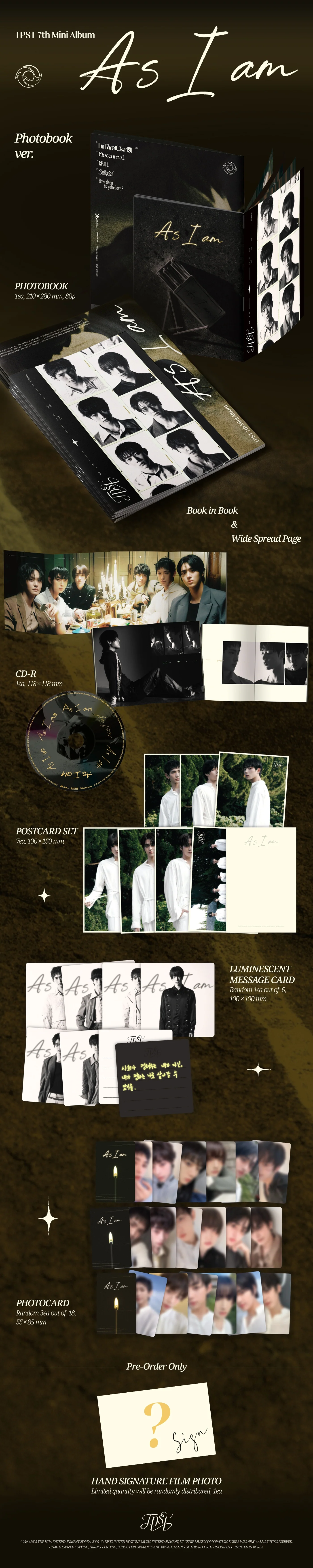 TEMPEST - [AS I AM] 7th Mini Album - Image 2