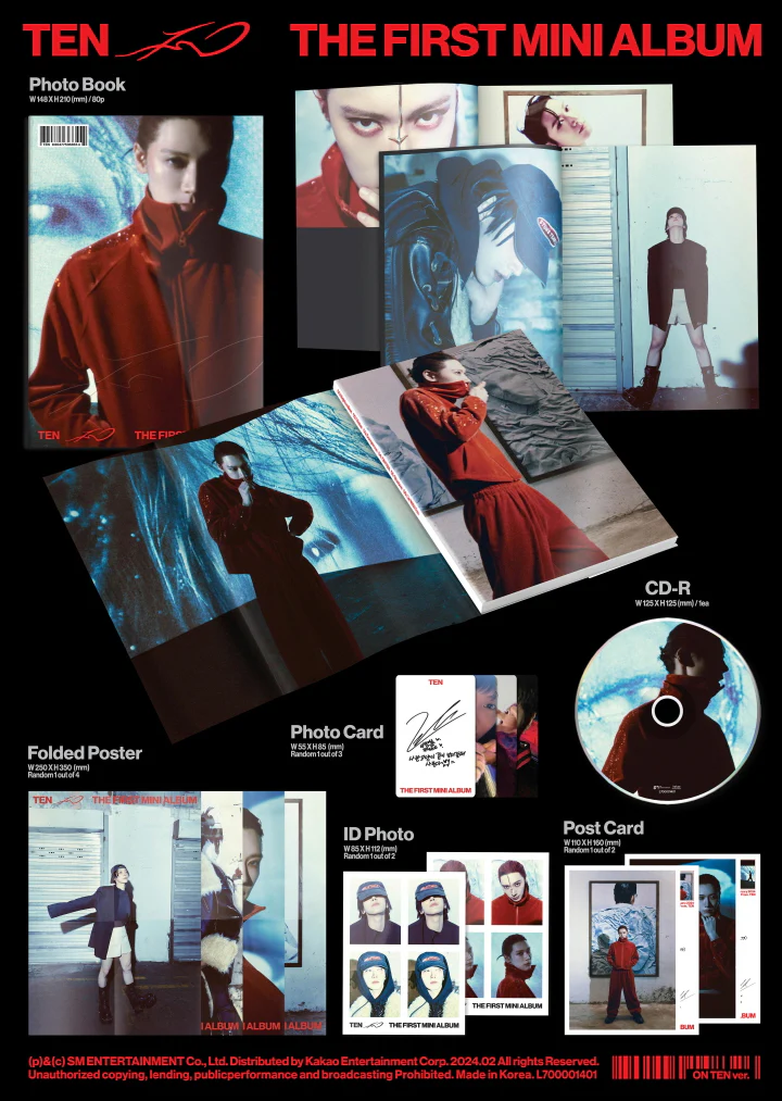 TEN - [TEN] 1st Mini Album ON TEN Version - Image 2