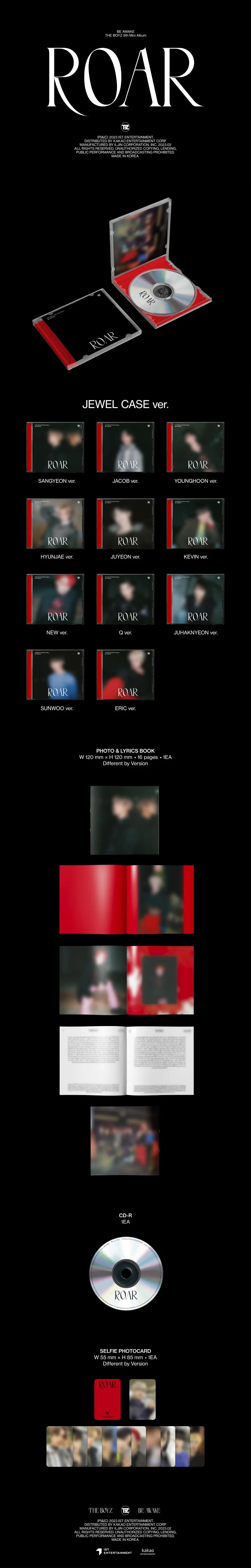 THE BOYZ - [BE AWAKE] 8th Mini Album Jewel Case NEW Version - Image 2