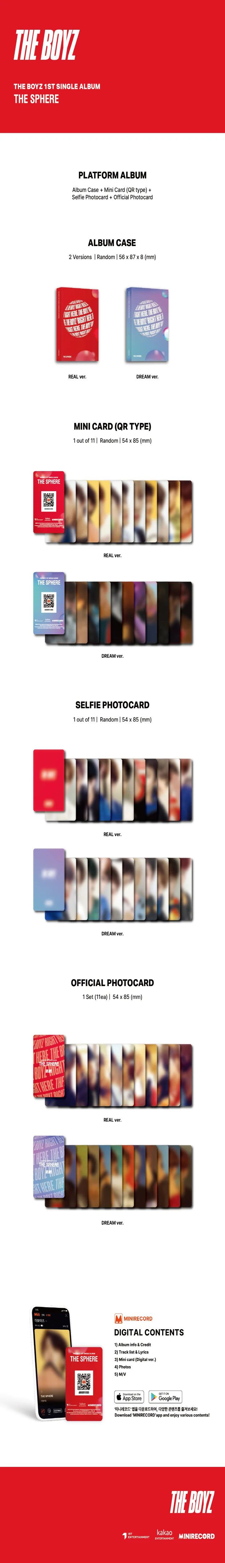 THE BOYZ - [THE SPHERE] 1st Single Album PLATFORM REAL Version - Image 2