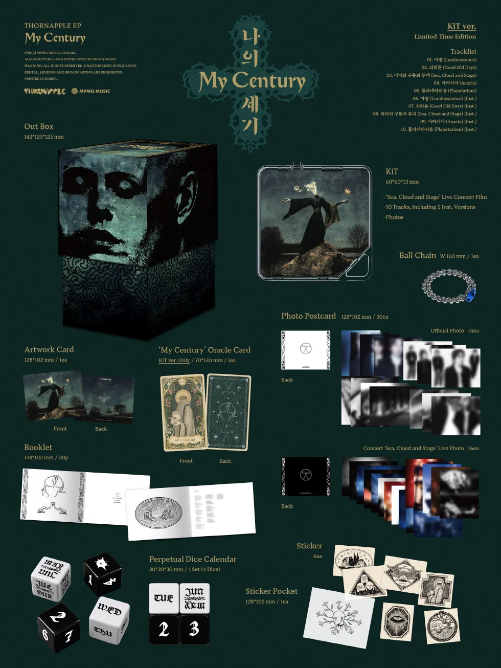 THORNAPPLE - [My Century] EP Album KiT Version - Image 2