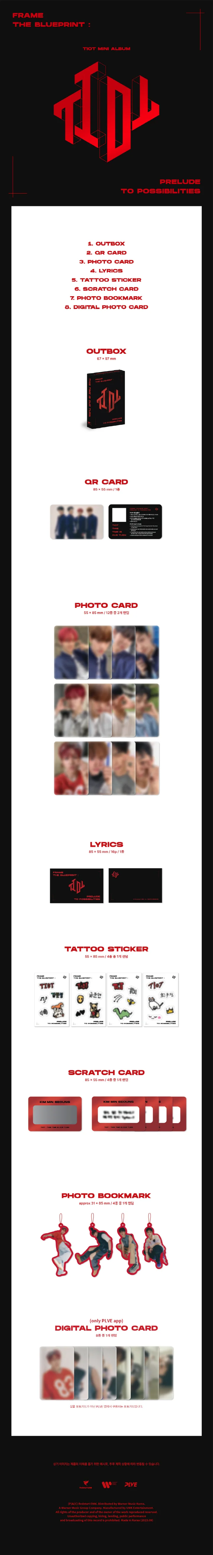 TIOT - [Frame the Blueprint : Prelude to Possibilities] Mini Album PLVE Version - Image 2