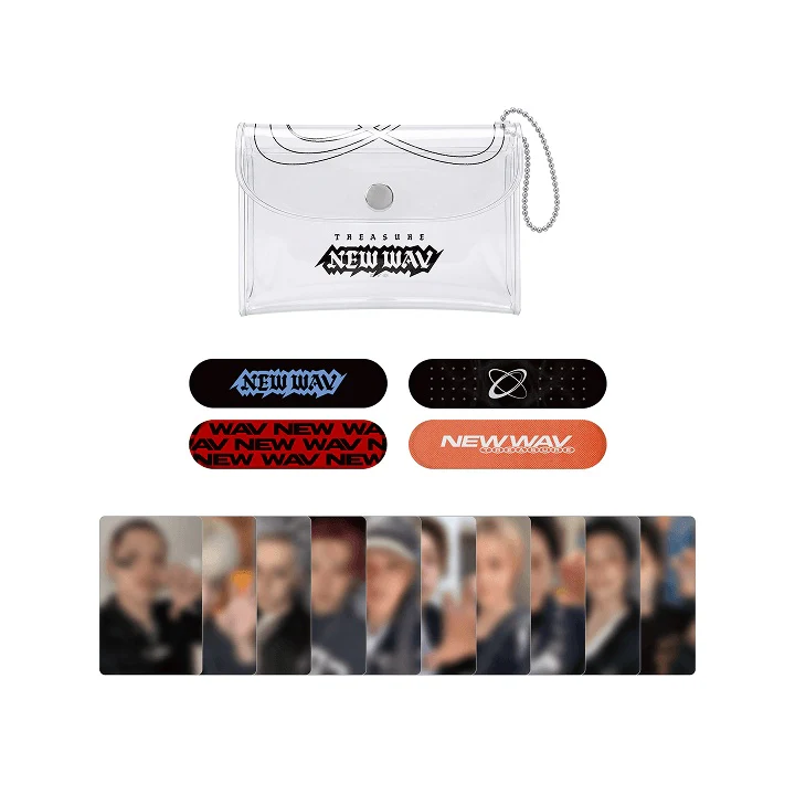 TREASURE - [NEW WAV] 4th Mini Album OFFICIAL MD PVC PHOTOCARD POUCH SET