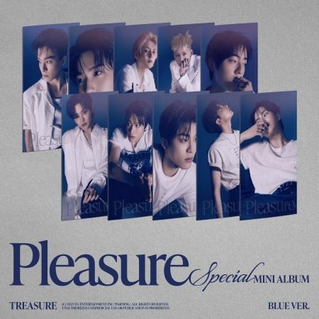 TREASURE - [PLEASURE] Special Mini Album BLUE CHOI HYUN SUK Version