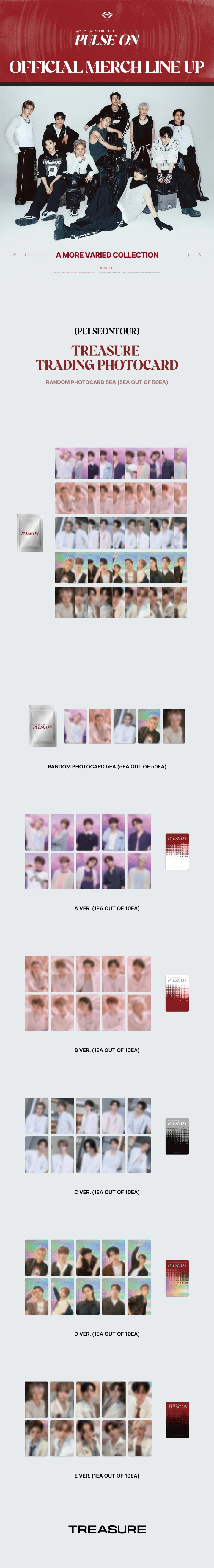 TREASURE - [PULSE ON] 2025-26 TOUR OFFICIAL MD TRADING PHOTOCARD - Image 2