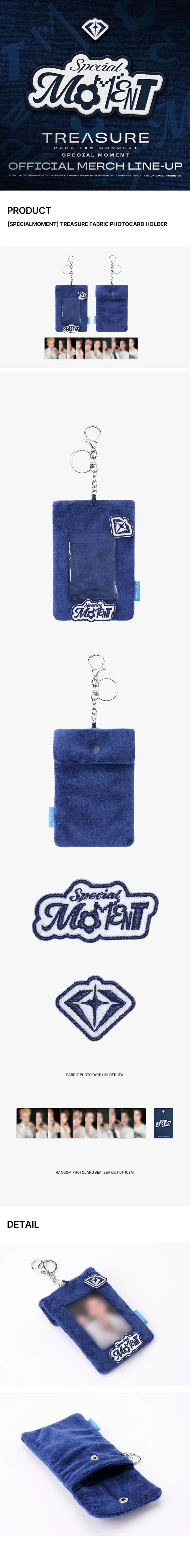 TREASURE - [SPECIALMOMENT] FAN CONCERT IN SEOUL OFFICIAL MD FABRIC PHOTOCARD HOLDER - Image 2