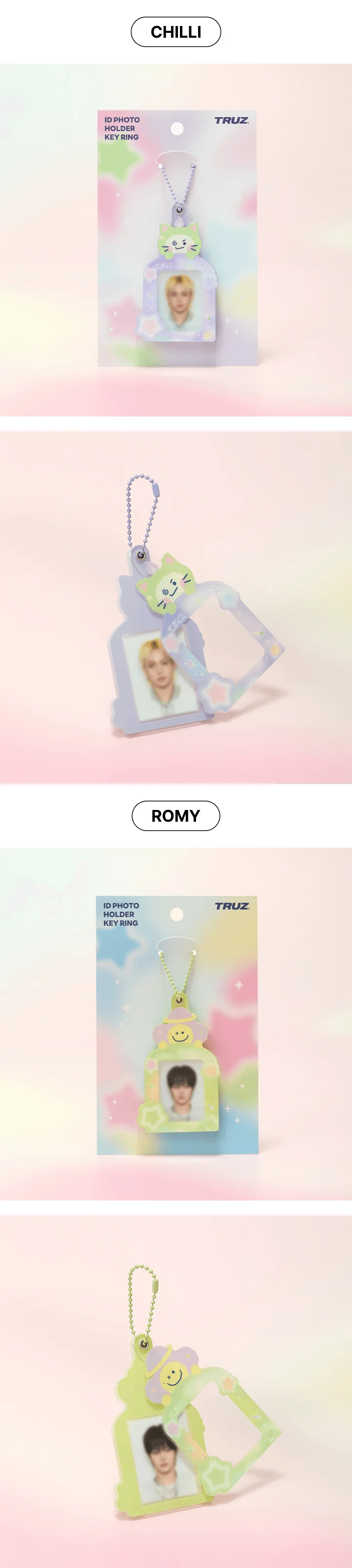 TREASURE - [TRUZ PLANET] PHOTO FRAME KEYRING - Image 3
