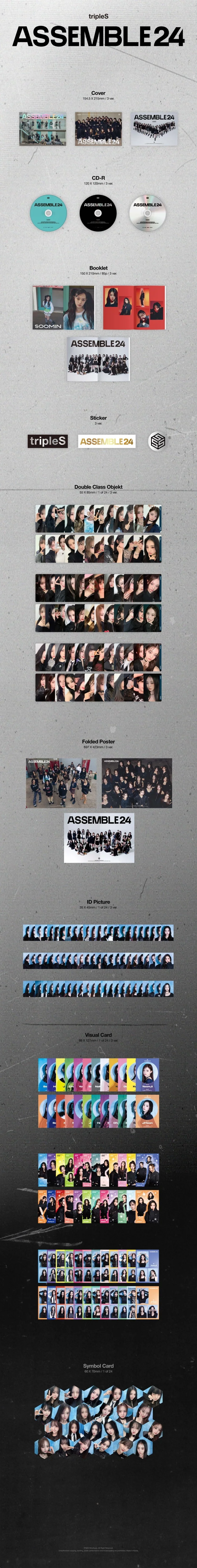 TRIPLES - [ASSEMBLE24] 1st Album B Version - Image 2