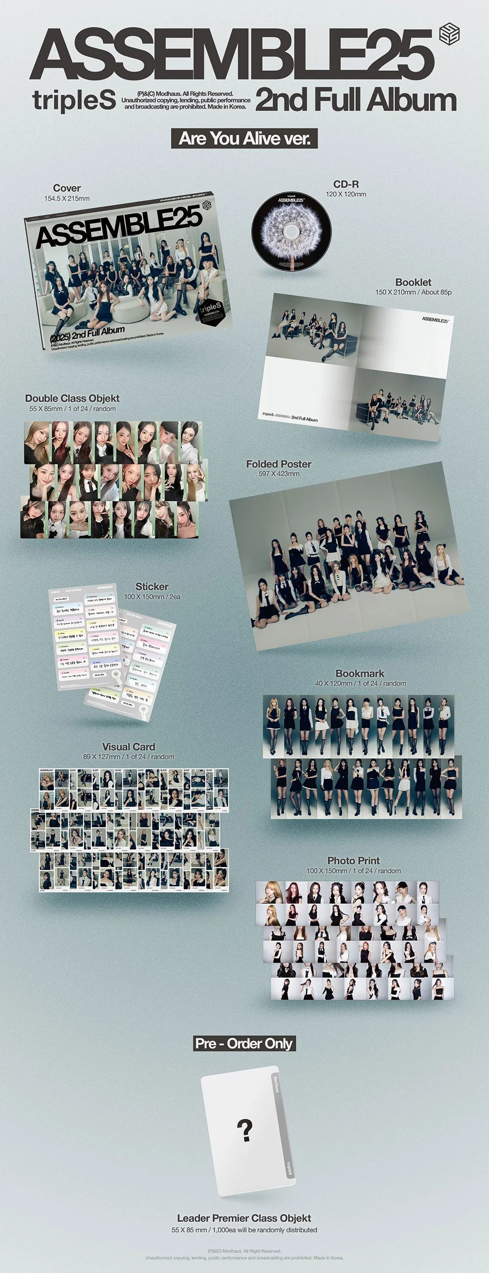 tripleS - [ASSEMBLE25] 2nd Album ARE YOU ALIVE Version - Image 2