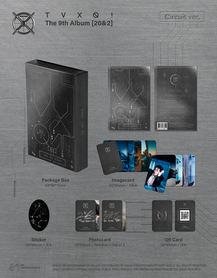 TVXQ! - [20&2] 9th Album CIRCUIT (Smart Album) Version - Image 2
