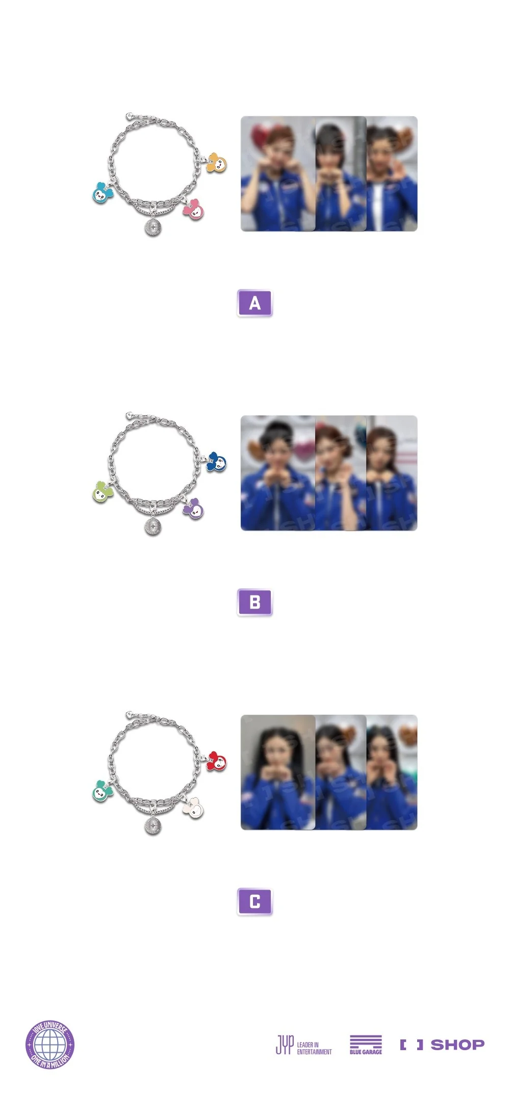 TWICE - [10VE UNIVERSE] OFFICIAL MD LOVELY CUSTOM BRACELET - Image 2