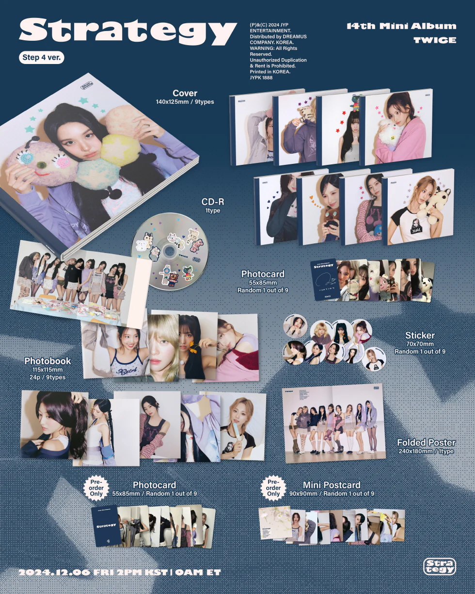 TWICE - [STRATEGY] 14th Mini Album STEP4 JIHYO Version - Image 2
