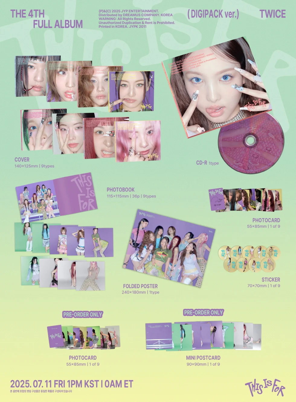 TWICE - [THIS IS FOR] 4th Album DIGIPACK MOMO Version - Image 2