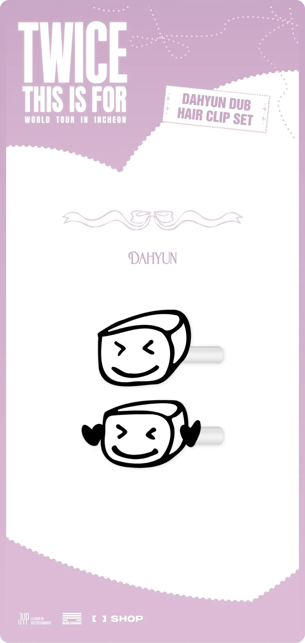 TWICE - [THIS IS FOR] WORLD TOUR MD DAHYUN DUB HAIR CLIP SET - Image 2
