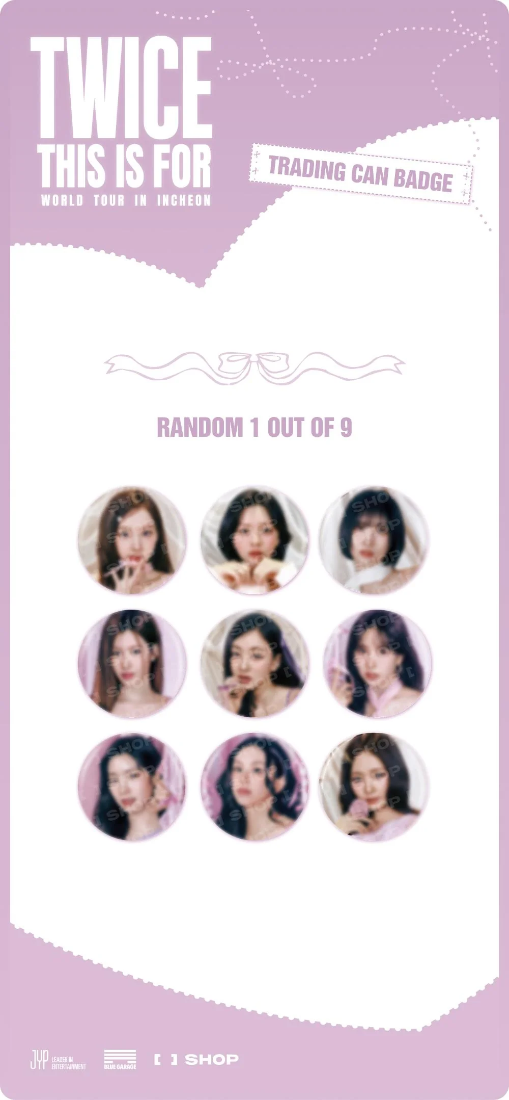 TWICE - [THIS IS FOR] WORLD TOUR MD TRADING CAN BADGE - Image 2