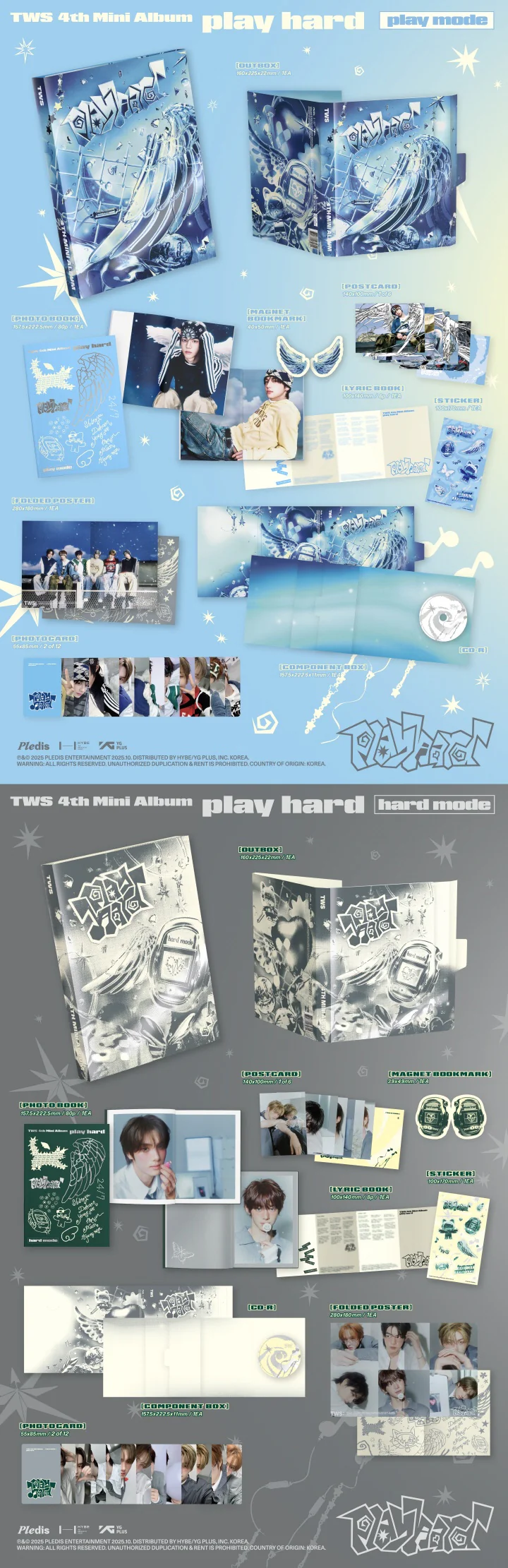 TWS - [PLAY HARD] 4th Mini Album RANDOM Version - Image 2