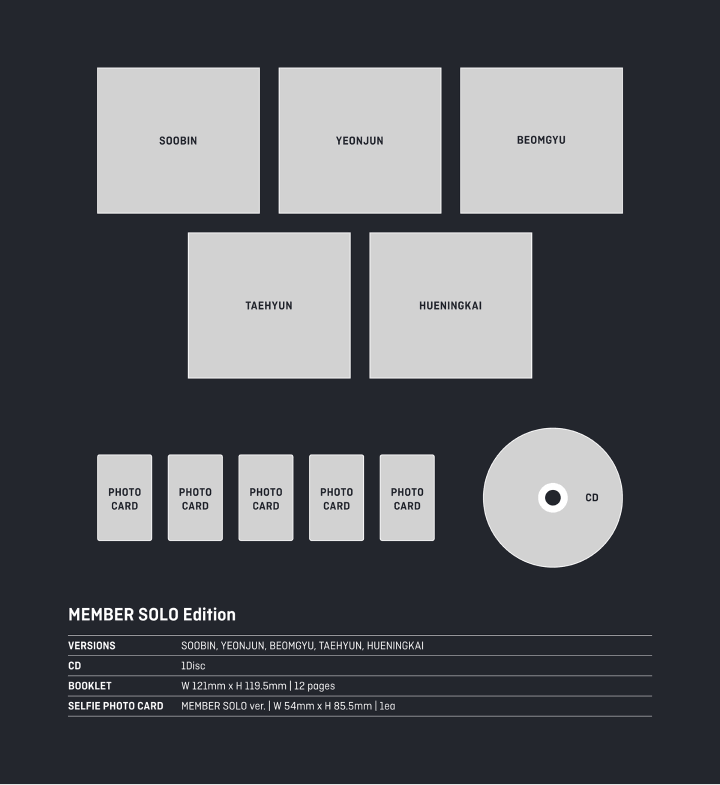 TXT - [CHIKAI] JAPAN 4th Single MEMBER SOLO Edition YEON JUN Version - Image 2