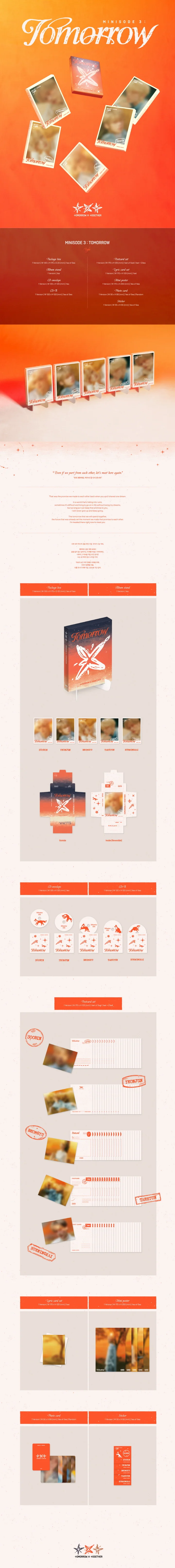 TXT - [MINISODE 3: TOMORROW] LIGHT Version RANDOM Edition - Image 2