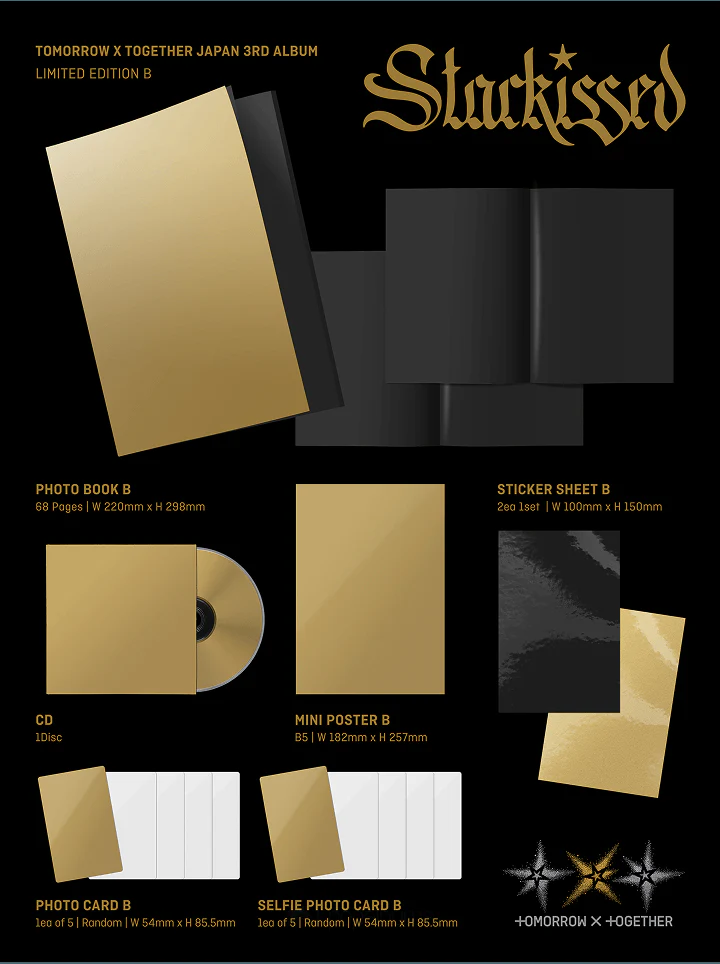 TXT - [STARKISSED] JAPAN 3rd Album LIMITED Edition B Version - Image 2