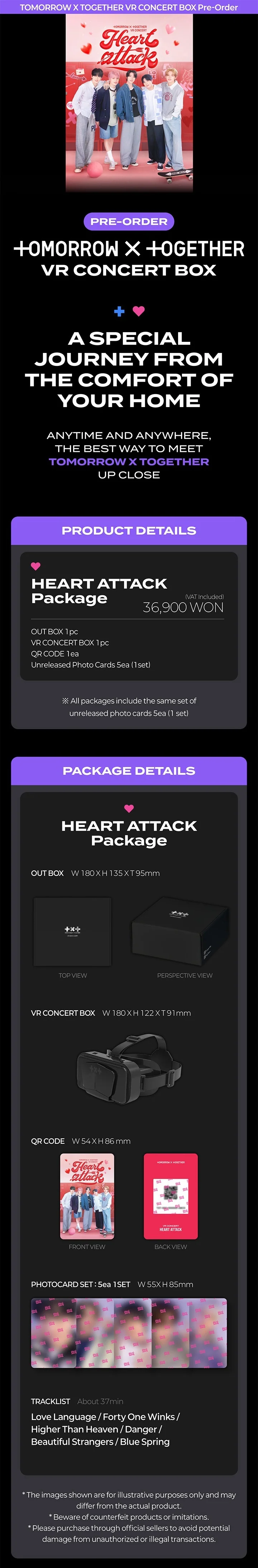 TXT - [VR Concert Box] HEART ATTACK Package - Image 2