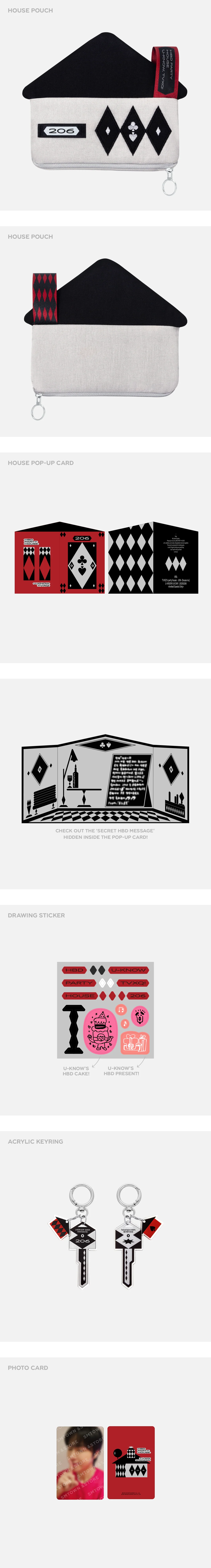 U-KNOW - [ARTIST BIRTHDAY] OFFICIAL MD PARTY CARD POUCH PACK - Image 2