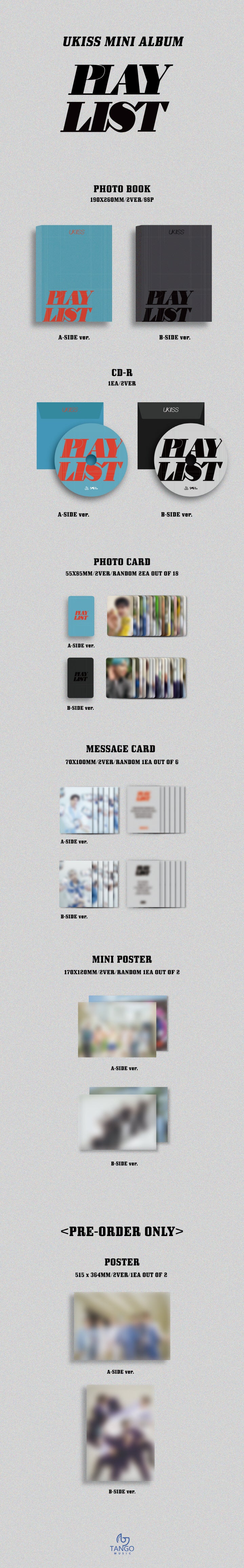UKISS - [PLAY LIST] Mini Album B Version - Image 2