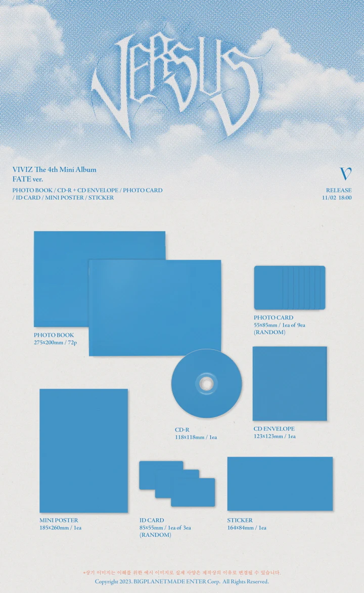 VIVIZ - [VERSUS] 4th Mini Album PHOTOBOOK FATE Version - Image 2
