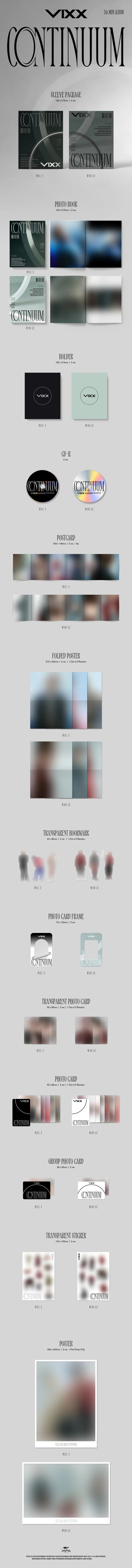 VIXX - [CONTINUUM] 5th Mini Album RANDOM Version - Image 2