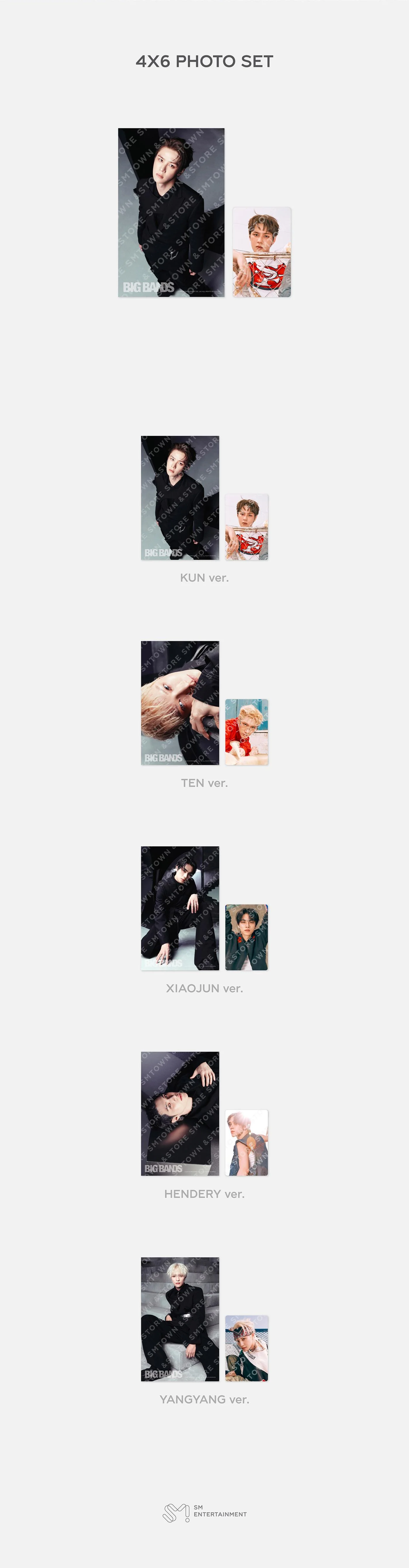 WayV - [BIG BANDS] OFFICIAL MD 4X6 PHOTO SET - Image 2