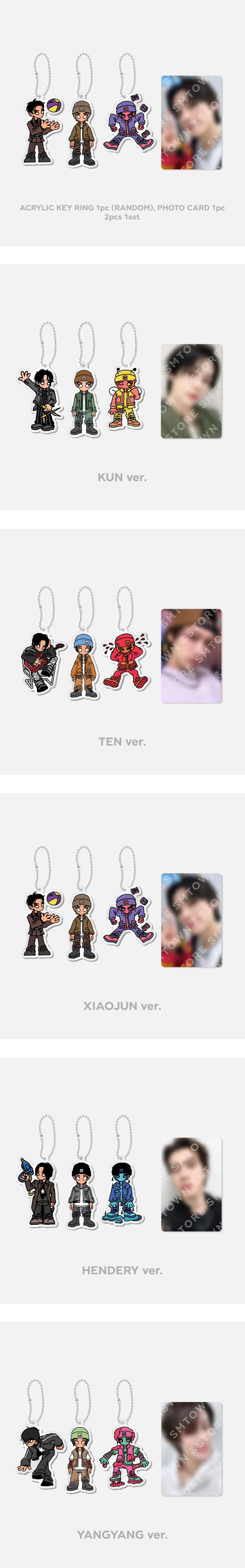 WayV - [FREQUENCY] OFFICIAL MD RANDOM ACRYLIC KEY RING - Image 2