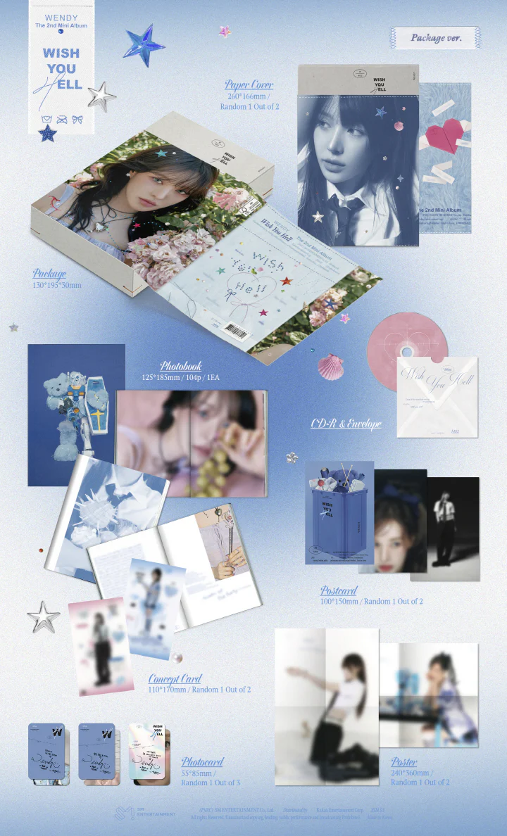 WENDY - [WISH YOU HELL] 2nd Mini Album PACKAGE Version - Image 2