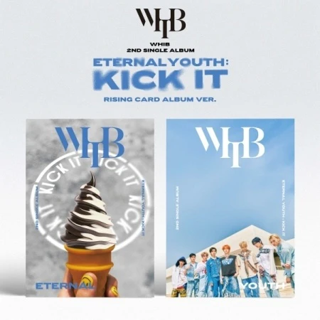 WHIB - [ETERNAL YOUTH : KICK IT] 2nd Single Album RISING CARD ETERNAL Version