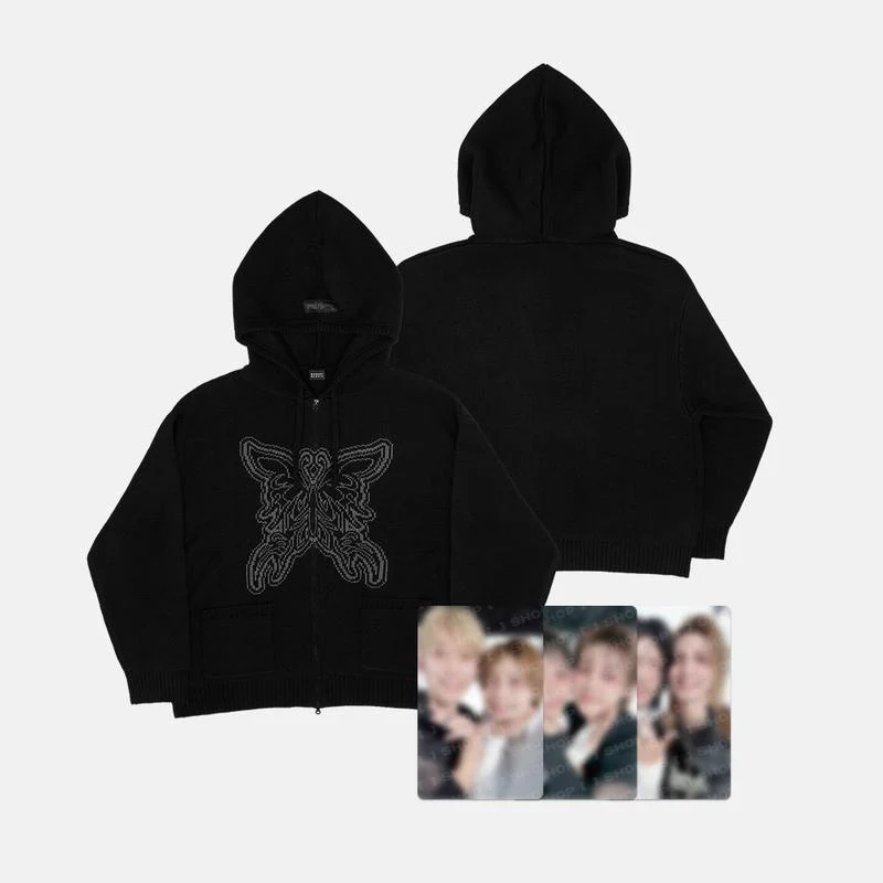 Xdinary Heroes - [Beautiful Mind FINALE] MD KNIT HOOD ZIP-UP
