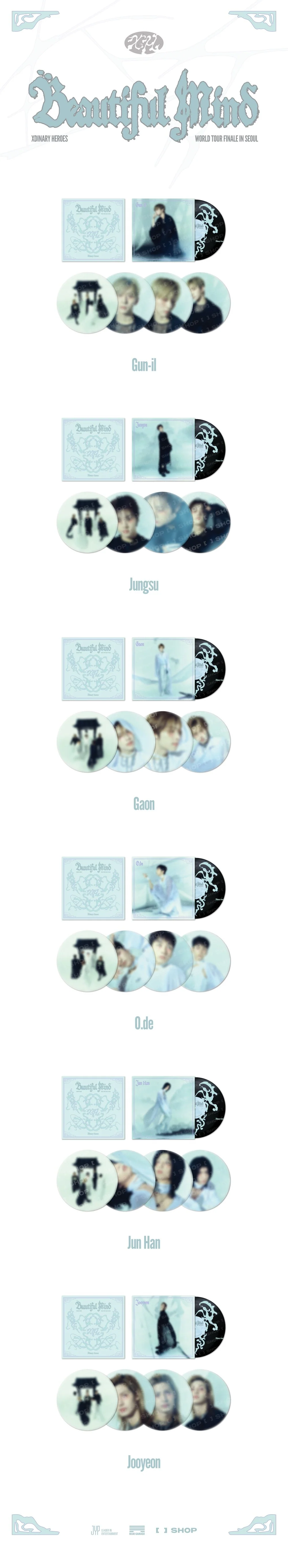 Xdinary Heroes - [Beautiful Mind FINALE] MD LP POSTER SET - Image 2