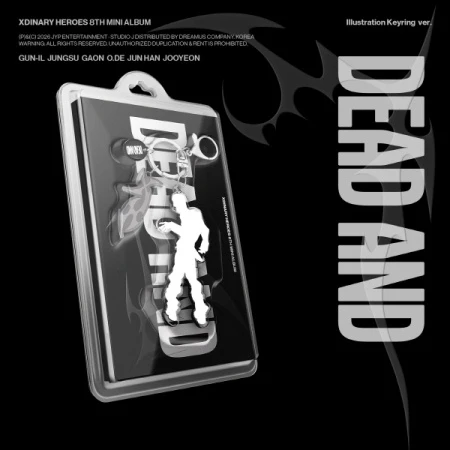 Xdinary Heroes - [DEAD AND] 8th Mini Album ILLUSTRATION KEYRING GAON Version