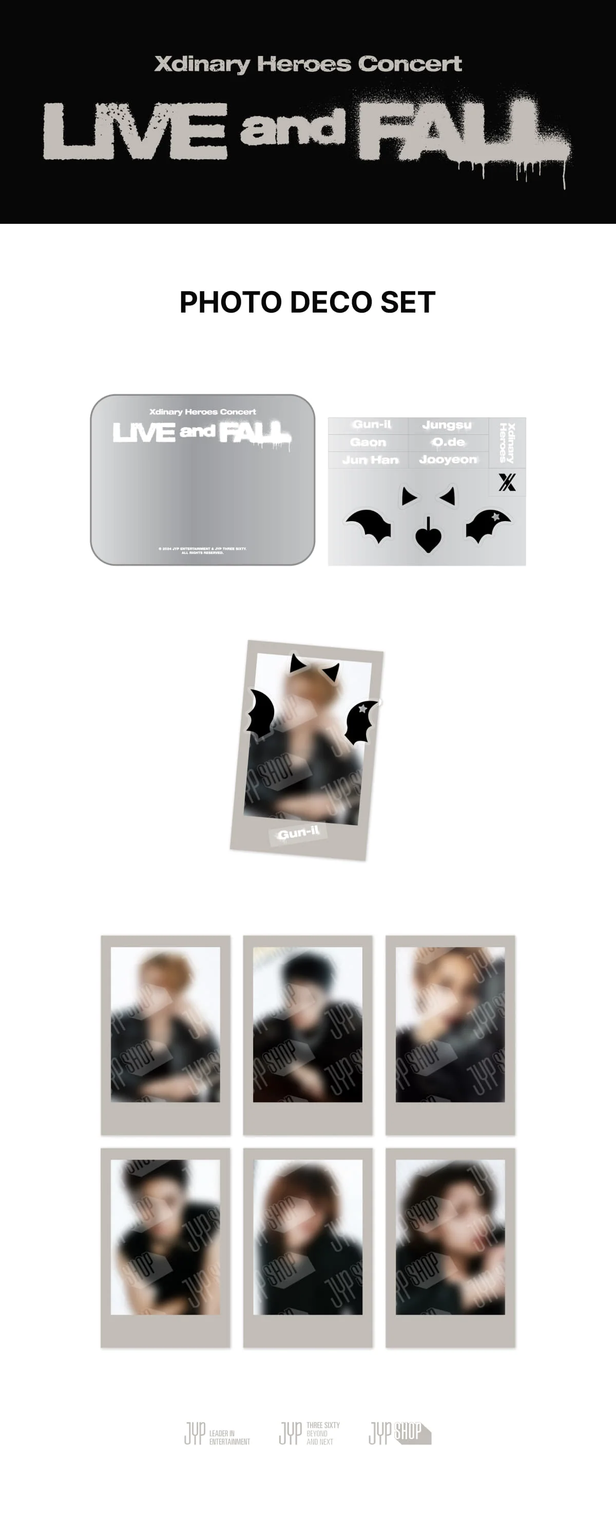 Xdinary Heroes - [LIVE and FALL] PHOTO DECO SET - Image 2