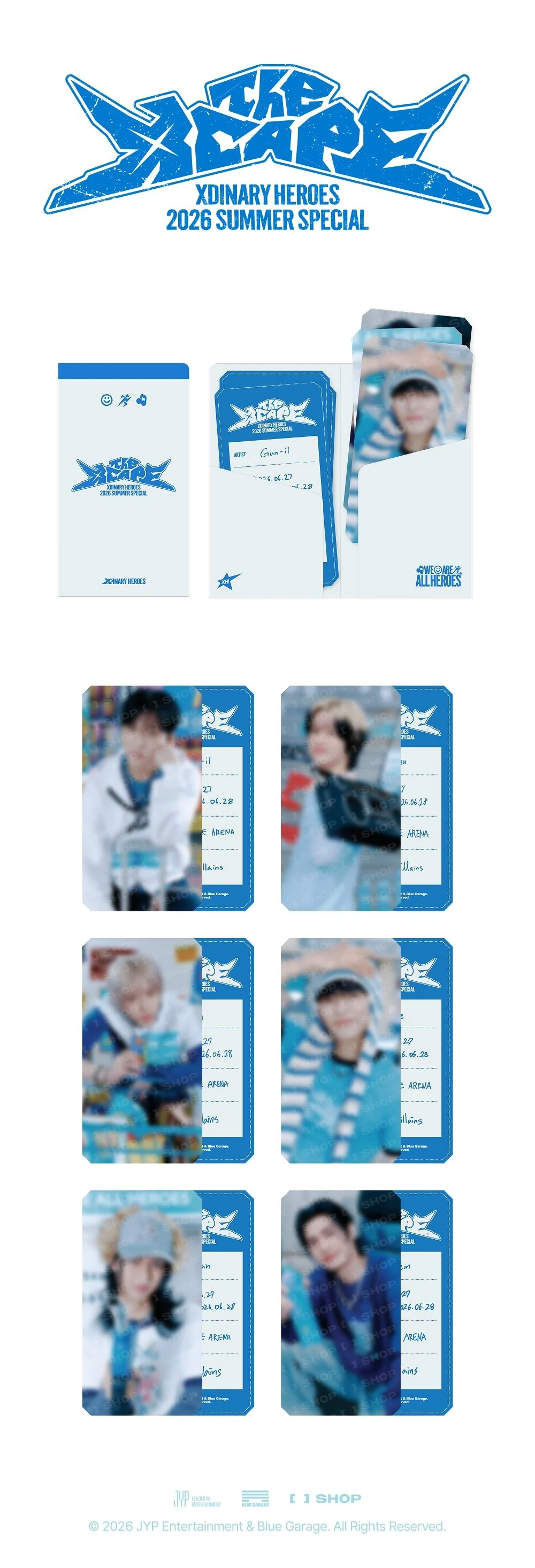 (PRE-ORDER) Xdinary Heroes - [The Xcape] 2026 Summer Special MD PHOTO TICKET SET - Image 2