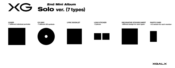 XG - [AWE] 2nd Mini Album SOLO HARVEY Version - Image 2