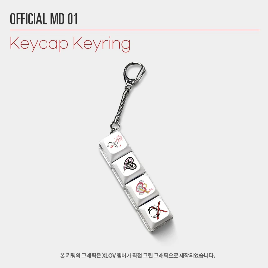 XLOV - [CLOXE 2U] 2nd FANMEETING OFFICIAL MD KEYCAP KEYRING - Image 2