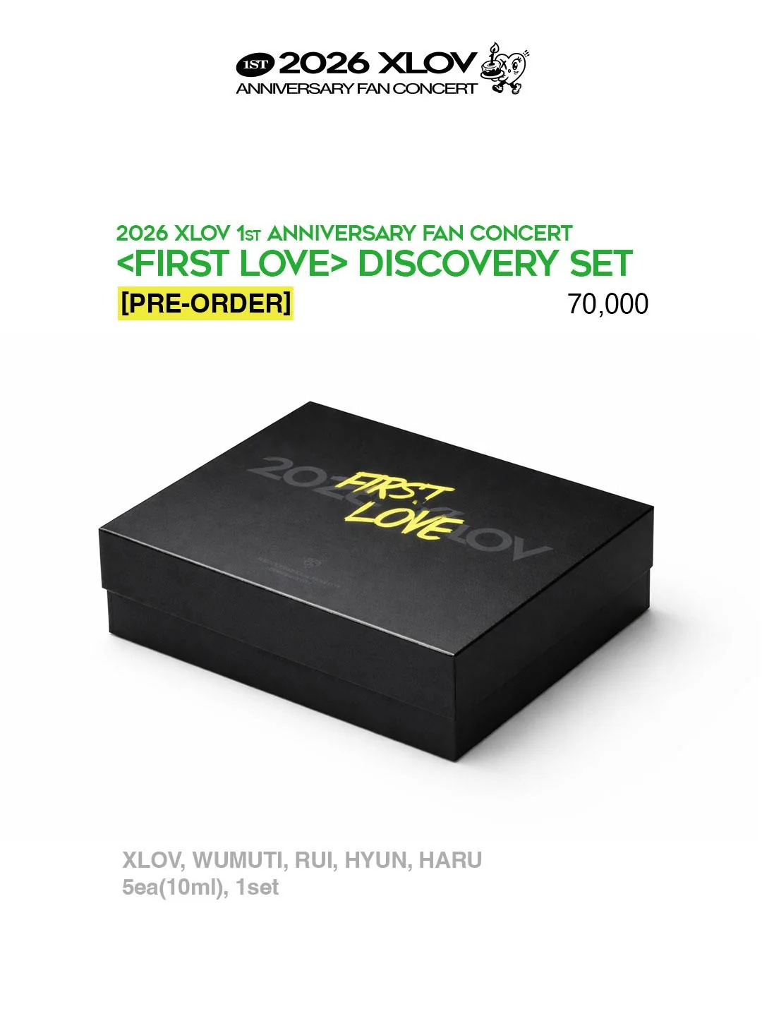 XLOV - [FIRST LOVE] 1st ANNIVERSARY FAN CONCERT MD DISCOVERY SET - Image 2