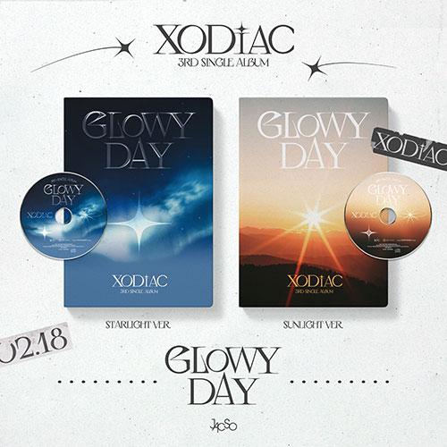 XODIAC - [GLOWY DAY] 3rd Single Album 2 Version SET