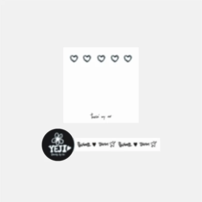 YEJI (ITZY) - [AIR] OFFICIAL MD HAND DRAWING SET