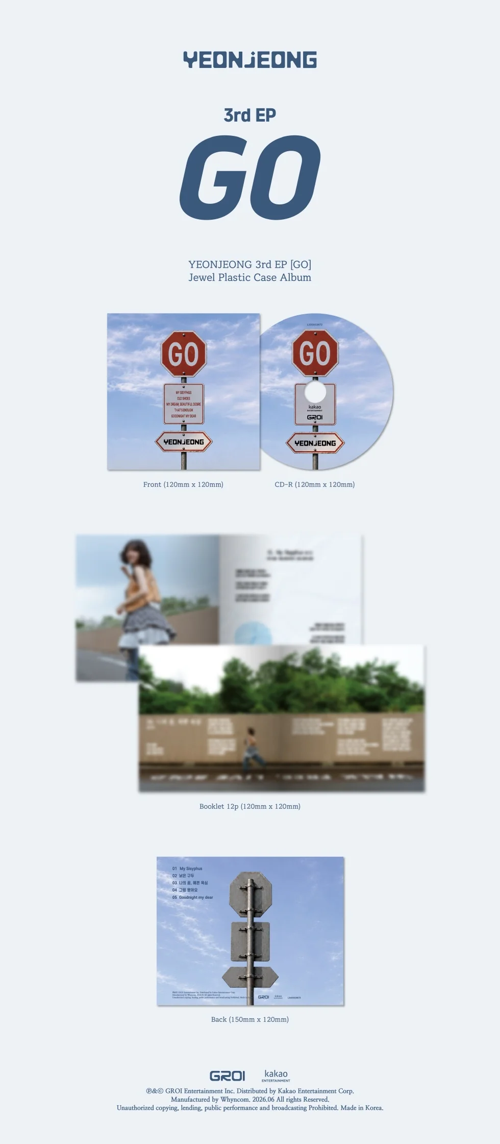 YEONJEONG - [GO] 3rd EP Album - Image 2