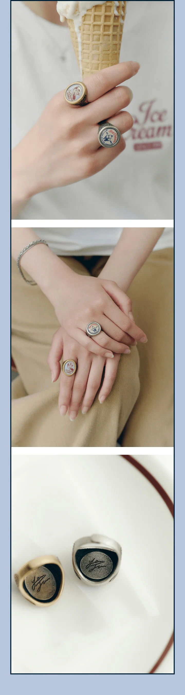 (PRE-ORDER) YEONJUN - [NO LABELS: PART 02] 2nd Mini Album OFFICIAL MD Ring (Gold) - Image 4
