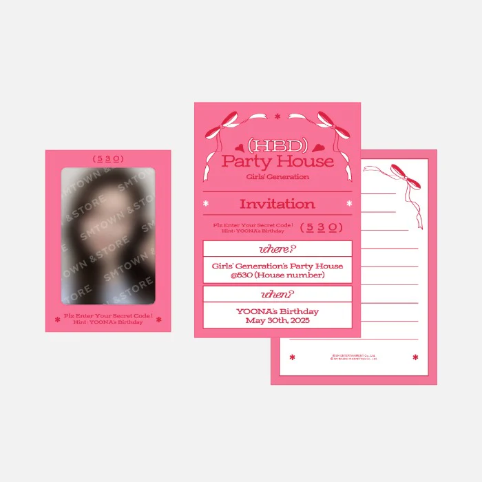 YOONA - [ARTIST BIRTHDAY] OFFICIAL MD PARTY CARD