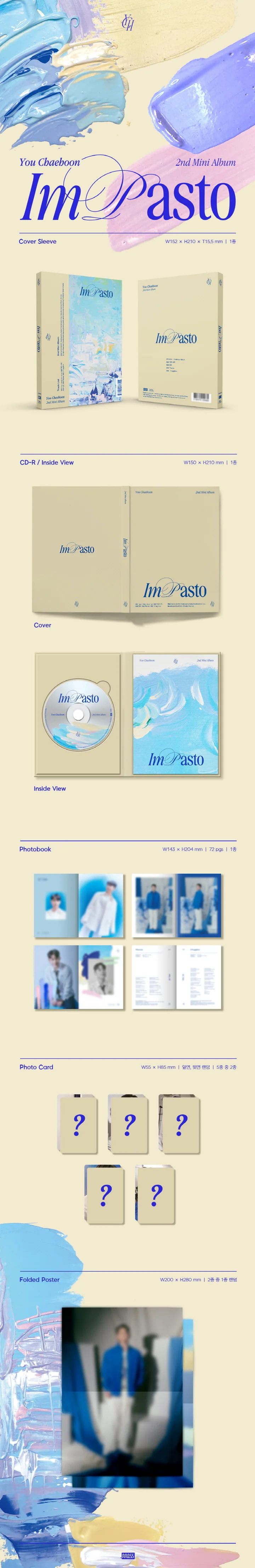 YOU CHAEHOON - [IMPASTO] 2nd Mini Album - Image 2