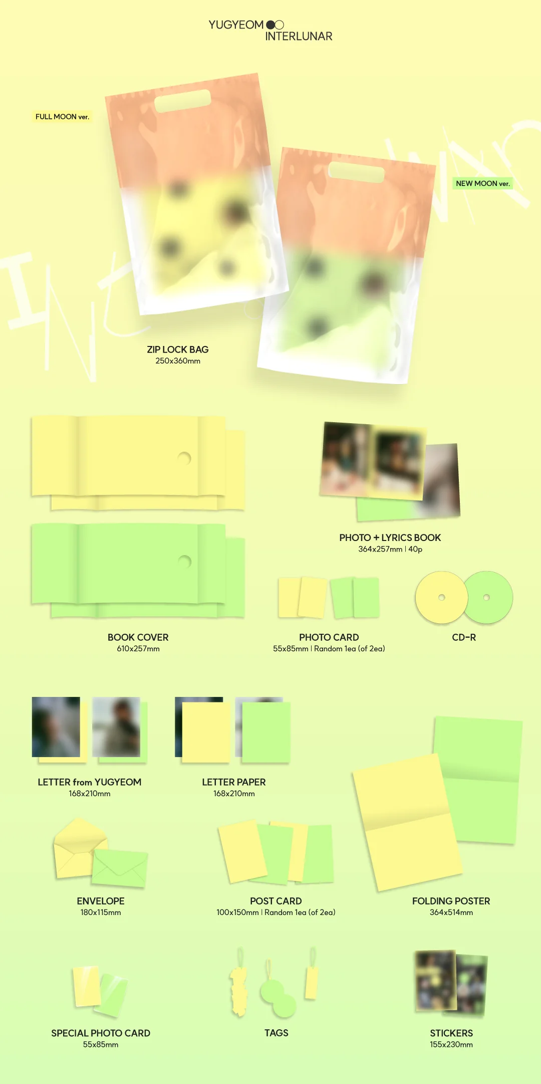 YUGYEOM - [INTERLUNAR] 2nd Album FULL MOON Version - Image 2