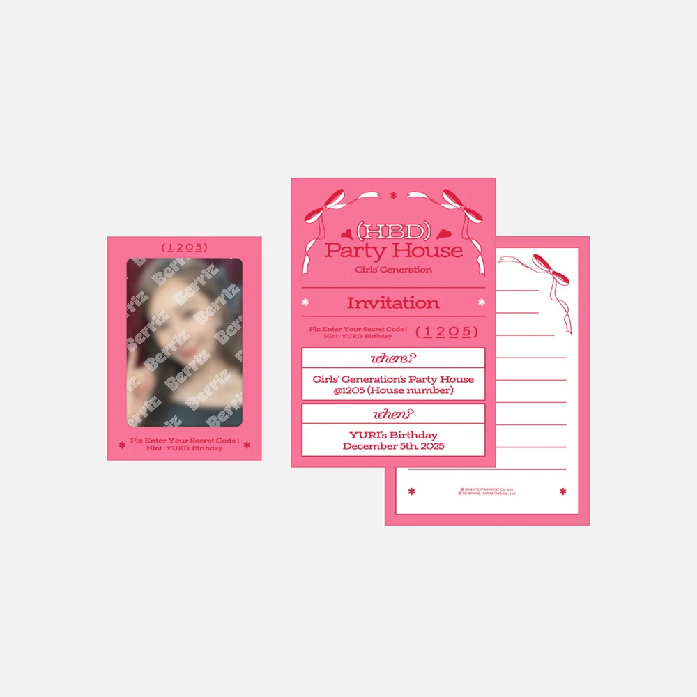 YURI - [ARTIST BIRTHDAY] OFFICIAL MD PARTY CARD