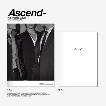 (LUCKY DRAW) ZEROBASEONE - [ASCEND-] 6th Mini Album PHOTOBOOK 10 Version