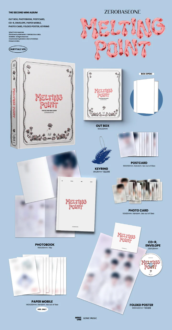 ZEROBASEONE - [MELTING POINT] 2nd Mini Album FAIRYTALE Version - Image 2